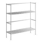 Regency 6 Keg Chrome Keg Rack - 18" x 60" x 64" WS-460EC1860KR-18X60X64