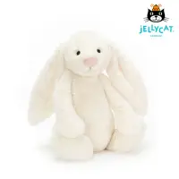 在飛比找momo購物網優惠-【JELLYCAT】36cm 典雅白兔(Bashful Cr