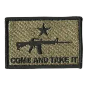 VELCRO® BRAND Fastener Morale Come And Take It Rifle Come and Take It COYOTE 3x2