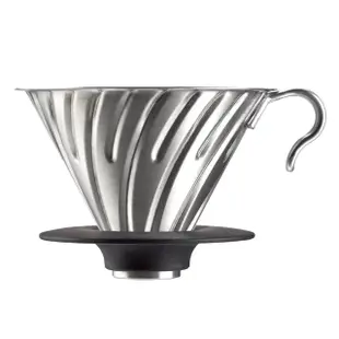 【HARIO】V60白金金屬濾杯 1-4人份(VDM-02-HSV)