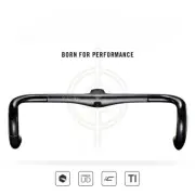 Carbon Bike Integrated Handlebar Inner Cable Routine Handlebar For D-Shaped Fork