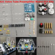 AC 12V 6J1 Valve Pre-amp Tube Board Headphone Amplifier w/ Acrylic Case DIY Kits