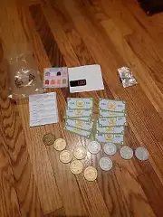 Leap Frog Scoop Learn Ice Cream Cart Replacement Part Money 10 Coins 10 Dollars