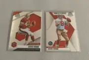 Steve Young 2 Card Lot - Mosaic Prizm Mosaic Base - Superbowl MVPs