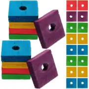 50 Pcs Parrot Chewing Toy Bird for Biting Toys Parakeet Shredding