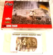 4 FREE Soldiers 1/35 Airfix German King Tiger PE Parts Markings 4/2 Ver # A1369