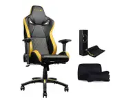 KARNOX Gaming Chair Ergonomic Office Chair PU Leather 4D Armrests Recliner Chair Legend Series Yellow