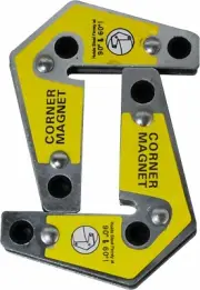 2x Magnetic Welding Corner Squares – 60° & 90° Angles (30 LBS Hold)