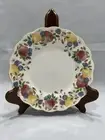 4pc Nikko Scalloped Fruit Trim Porcelain Salad Plates, Made In Japan, A2255