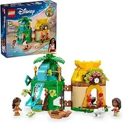 LEGO ǀ Disney Moana’s Island Fun Buildable Princess Toy for 5+ Year Old Girls & Boys with 2 Micro-Doll Figures, a House Model & Accessories, Moana Movie Memorabilia Set, Kids' Building Toys 43260