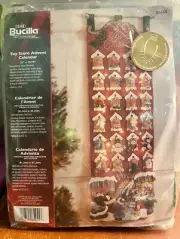 VERY RARE ~ BUCILLA FELT ~ TOY STORE ~ ADVENT CALENDAR KIT 85455 ~ NIP- SEALED