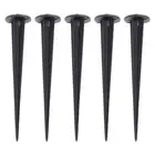 5 Pcs Landscape Lights Led Lamp Metal Outdoor Ground Spike Decorative Lighting