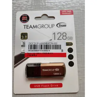Team十銓 USB3.0 128GB 尊榮碟(C155)尊爵金