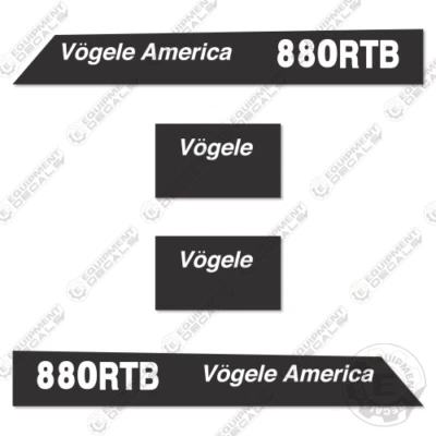 Fits Vogele Vision 880RTB Decal Kit Asphalt Paver Replacement Sticker Set