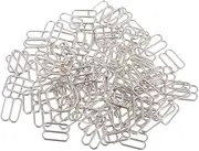Generic 100 Pieces Bra Strap Adjuster with 8 Hook Fasteners, 12mm
