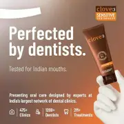 Clove Sensitive Toothpaste reduce Senstivity Bad Breath Mint flavor 100 gms