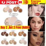 FACE POWDER COMPACT PRESSED POWDER FACE FOUNDATION MAKE UP BASE FIXER LOSE MATTE