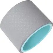 WHAMVOX 6.5 Yoga Wheel for Backbends Yoga Roller Yoga Training Tool Pilates Ring Grey Blue