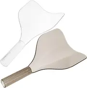 MUSISALY Barber Salon Faces Hairdressing Face Hair Dye Mask with Handle Reusable Spray