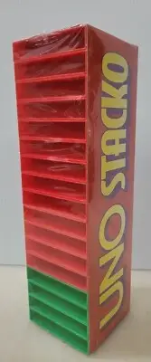 Mattel Inc. 1994 Uno Stacko Block Stacking Strategy Game In Original Package