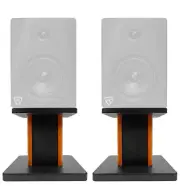 Rockville 8” Wood Studio Monitor Speaker Stands For Rockville DPM5B