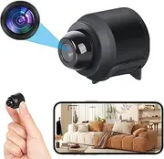 Mini Camera 1080P HD Wireless Small Security Cameras for Indoor Use - Nanny Cam with Night Vision, Motion Detection and App Control for Home Security