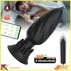 APP Control Rotating Anal Plug Butt Vibrator Prostate Massager Dildo Men Sex Toy