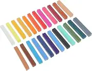 COHEALI Chalk 1 Pack 24 Water Soluble Colors for Teaching Crafting Art Projects