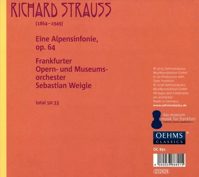 SEBASTIAN WEIGLE / FRANKFURTER OPERN UND MUSEUMORCHESTER RICHARD STRAUSS: EINE A