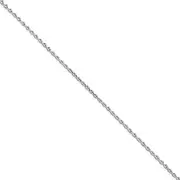 [JewelryWeb] 10k White Gold 2.00mm Sparkle Cut Quadruple Rope Chain Bracelet 20 Centimeters Link-Bracelet for Women and Men