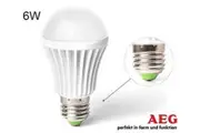 AEG LED Screw E27 Warm White 6w 50W Light Globe/Lightbulb Lamp Bulb 650 Lumen