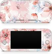 TACKY DESIGN Flowers skin Compatible with Nintendo switch lite, Watercolor switch lite Stickers, Vinyl 3m decal, Full wrap cover