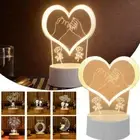 Desk LED Night Light Creative Bedroom Bedside Table gift Lamp Day I3C0