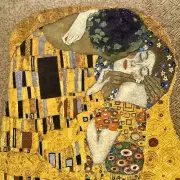 4 Paper Napkins for Decoupage / Parties - The Kiss gold