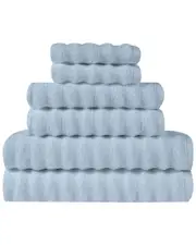 Truly Soft Zero Twist 6pc Towel Set NoSize Blue