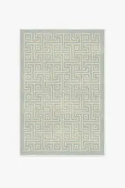 120' x 185' | Machine Washable Runner Rug | Kid & Pet Friendly | Indoor Rug | Rove Soft Aqua Flatwoven Rug | Ruggable