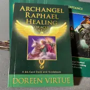 Archangel Raphael Healing Oracle Cards 44-Card Deck with Guidebook 6696