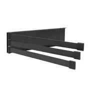 180�� Towel Rack Hardware Rotating Accessory Bathroom Organizer Folding Towel Holder