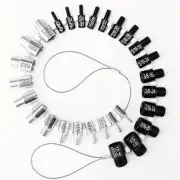Nut and Bolt Thread Checker, Bolt Size Finder, 28 Male/Female Thread Gauges (...