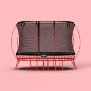 Red Springfree Medium Oval 8 ft x 11 ft Trampoline