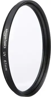 Basics UV Camera Lens Filter 67mm - Superior Protection Against UV & Scratches
