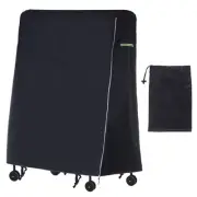 600D Folding Table Tennis Cover,for Storage Table Furniture (Black,65x28x73")