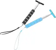 ASAKKURA 2pcs Car Windshield Set Telescopic Window Washer Squeegee for Easy Installation