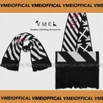 【VMEI_OFFICAL】OFF-WHITE ARROWS SCARF 保暖圍巾 圍巾 流蘇 OFF WHITE圍巾