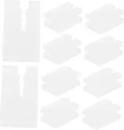 Beatifufu 10pcs Radiator Bracket Inserts Soft Plastic Protective Covers for Radiator Bracket