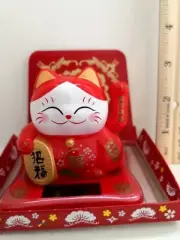 Eco-Friendly Maneki-Neko bobblehead sweetsToy Gift Home Decor US Seller