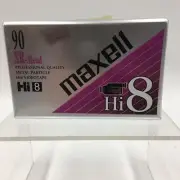 Maxell XR-Metal Hi8 90 Minute Video Cassette Camcorder Blank Tape - New & Sealed