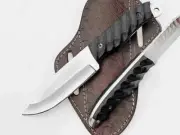 Handmade D2 Steel Knife With Sheath Groomsmen Gift Birthday Gift For Husband