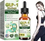 GLP-1 Moringa Drops, Advanced GLP-1 Supplement Drops, Organic Moringa GLP-1, Gut & Digestive Immune & Energy Support (1 pcs)