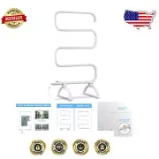 Elegant Wall-Mount/Free-Standing Heated Towel Rack - 120W Convenient Comfort